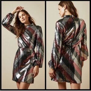 Ted Baker sequin glamour dress new